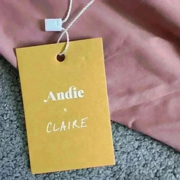 Andie Swim The Straddie One Piece Swimsuit in Lily Pink Size XL - Picture 7 of 8